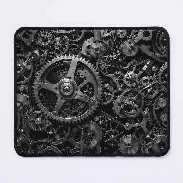 Item preview, Industrial Steampunk Gears Mechanical Art designed and sold by PORTE DE ESPERANCE.