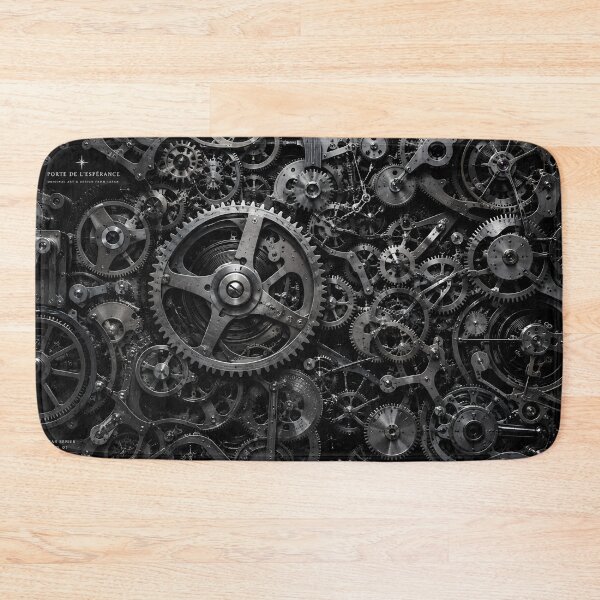 Item preview, Industrial Steampunk Gears Mechanical Art designed and sold by PORTE DE ESPERANCE.