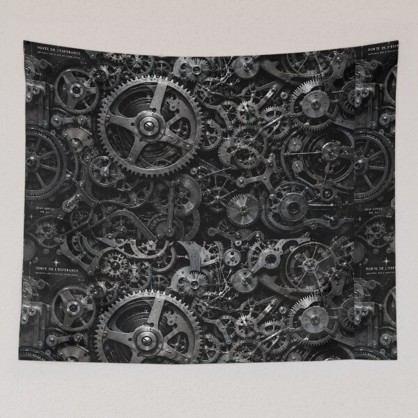 Item preview, Industrial Steampunk Gears Mechanical Art designed and sold by PORTE DE ESPERANCE.