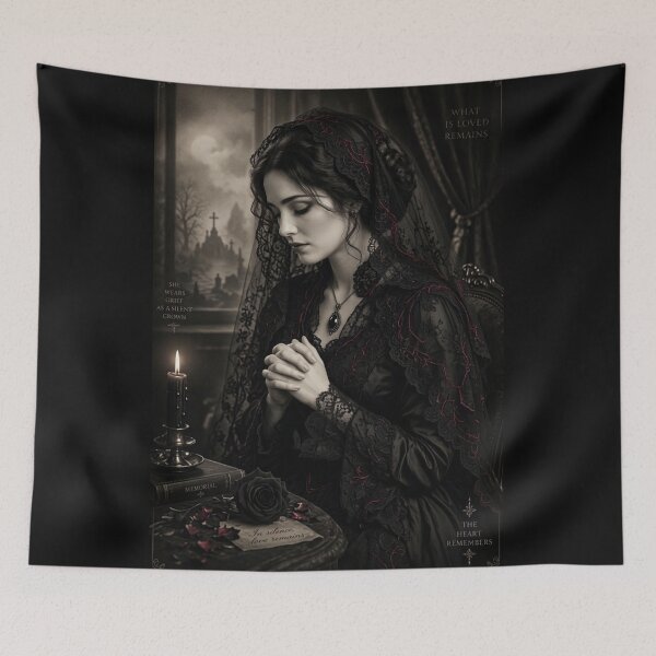 Item preview, Mourning Lace Widow designed and sold by Studio77-Gothic.