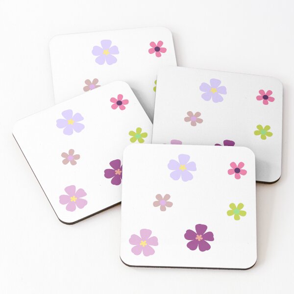 Item preview, Colorful Retro Flowers in Pink, Purple and Lime Green designed and sold by BunnyLove003.