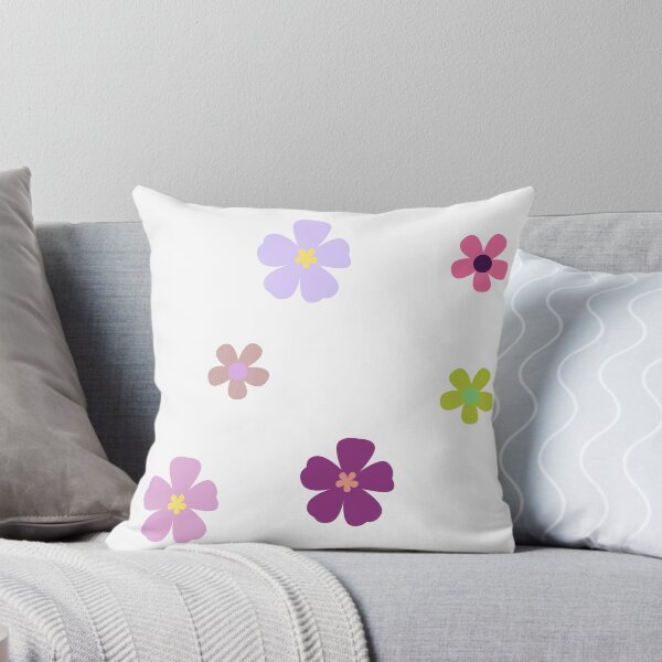 Item preview, Colorful Retro Flowers in Pink, Purple and Lime Green designed and sold by BunnyLove003.