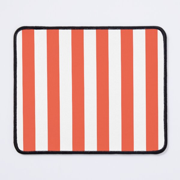 Item preview, Cabana stripes in persimmon and white designed and sold by RishabhArts1.