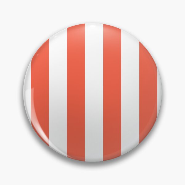 Item preview, Cabana stripes in persimmon and white designed and sold by RishabhArts1.
