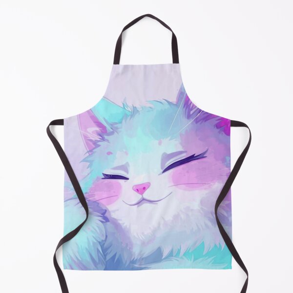 Item preview, Dreamy Carefree cotton candy fluffy cat  designed and sold by augustinet.