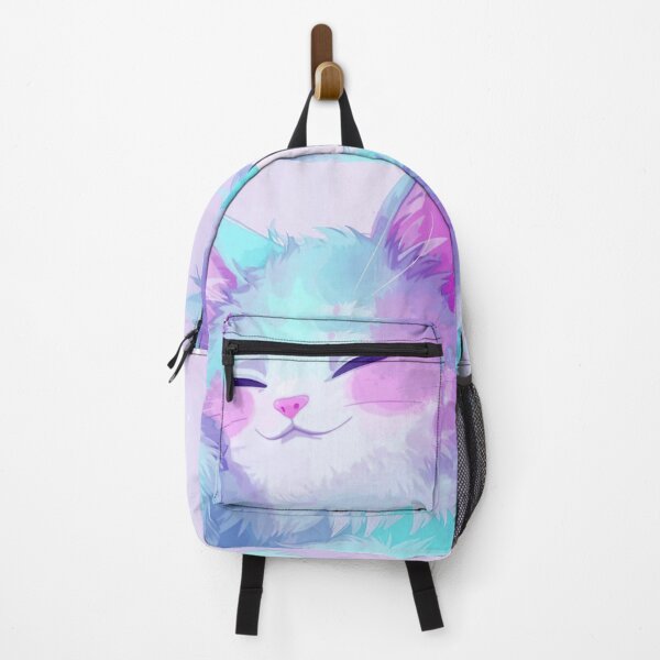 Item preview, Dreamy Carefree cotton candy fluffy cat  designed and sold by augustinet.