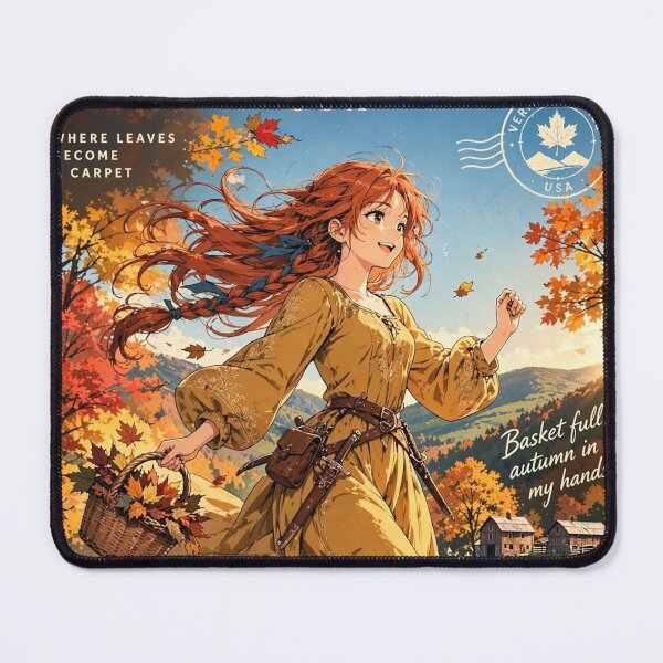 Item preview, USA, Vermont Autumn - Jumping Into Vermont Autumn designed and sold by DibujandoPorfa.