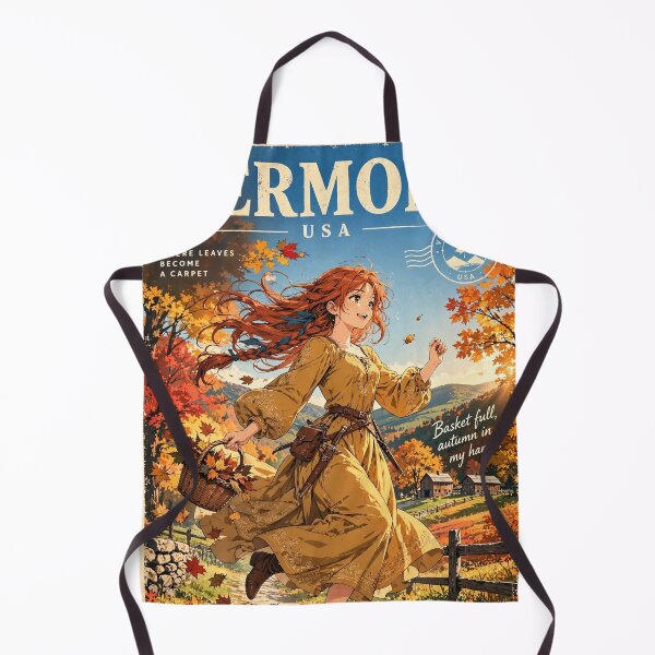 Item preview, USA, Vermont Autumn - Jumping Into Vermont Autumn designed and sold by DibujandoPorfa.