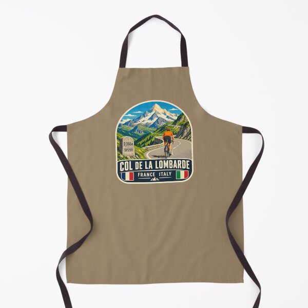 Item preview, Col de la Lombarde Colle della Lombarda France Italy Cycling Sticker TShirt 02 designed and sold by OuterShellUK.