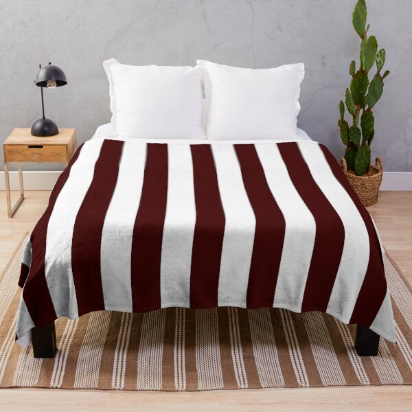 Item preview, Cabana stripes in oxblood and white designed and sold by RishabhArts1.