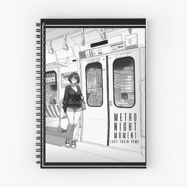 Item preview, Last Train Home - Tokyo Night - Anime Girl designed and sold by WolfEn Art.