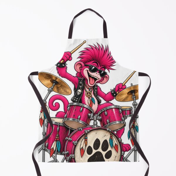 Item preview, Punk Monkey Drum Riot designed and sold by JanRizz.