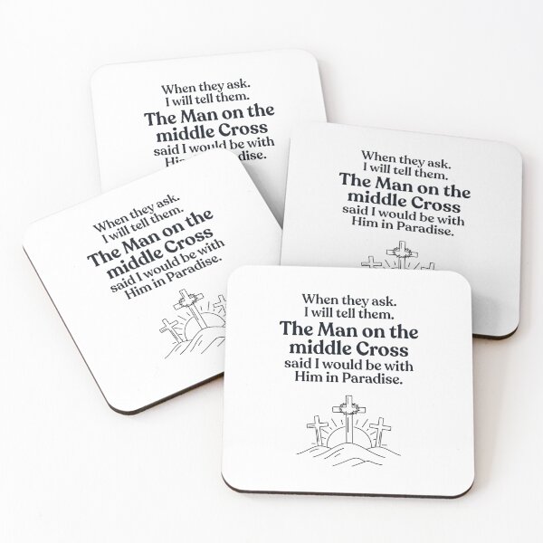 Item preview, Man On The Middle Cross Christian Grace & Salvation designed and sold by FrozenFits.