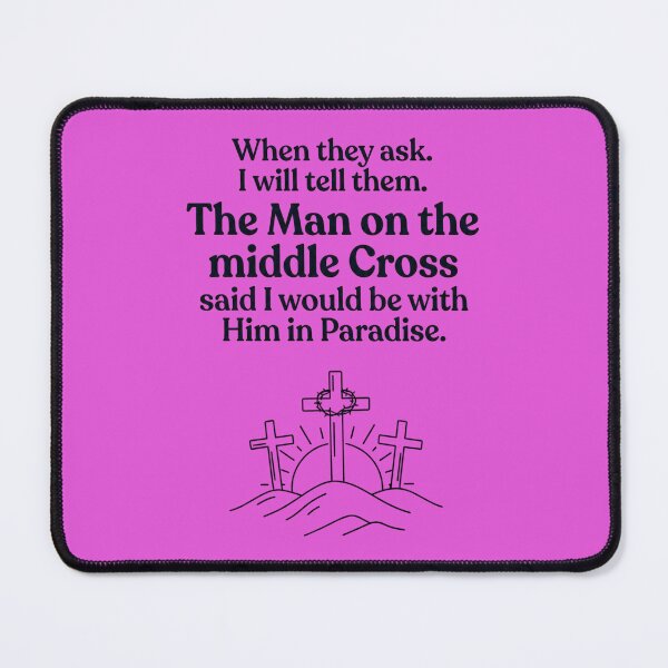 Item preview, Man On The Middle Cross Christian Grace & Salvation designed and sold by FrozenFits.
