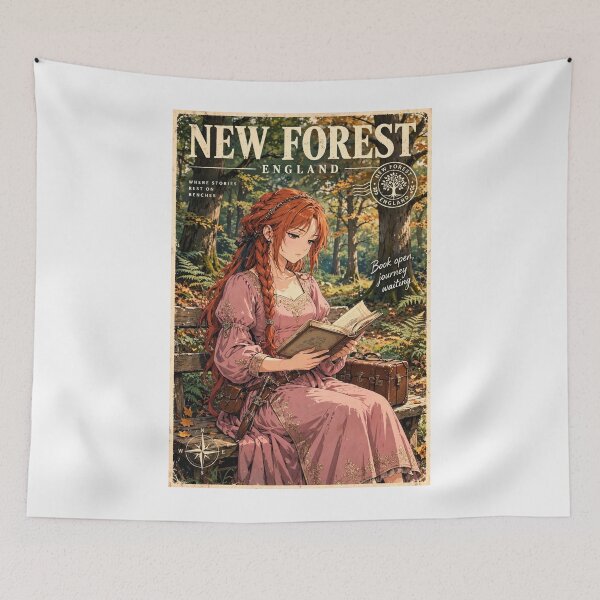 Item preview, England, New Forest -A Quiet Journey Through the New Forest designed and sold by DibujandoPorfa.