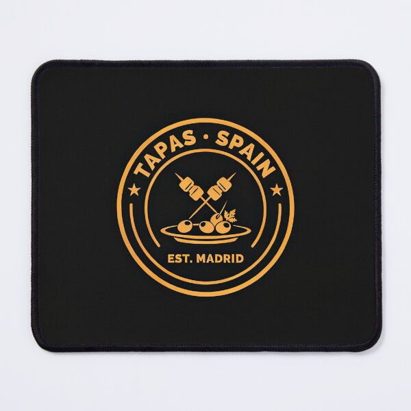 Item preview, Vintage Circular Badge Tapas Spain Madrid Food Crest Vector designed and sold by Shutter-Dragon.