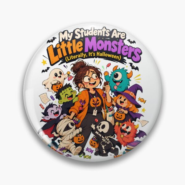 Item preview, Teacher Monsters Little Class Halloween designed and sold by chattsuede.