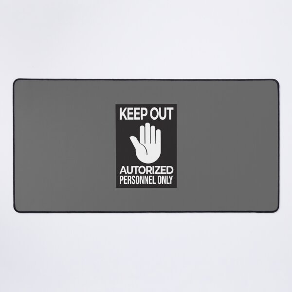 Item preview, Keep Out Authorized Personnel Only Sign designed and sold by PixellaneArt.