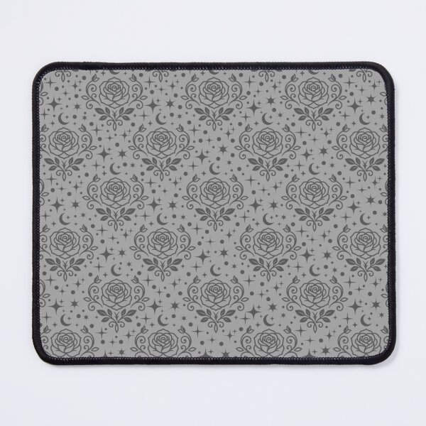 Item preview, Dark Gray Roses, Stars & Dots on Gray designed and sold by KSimpson838.