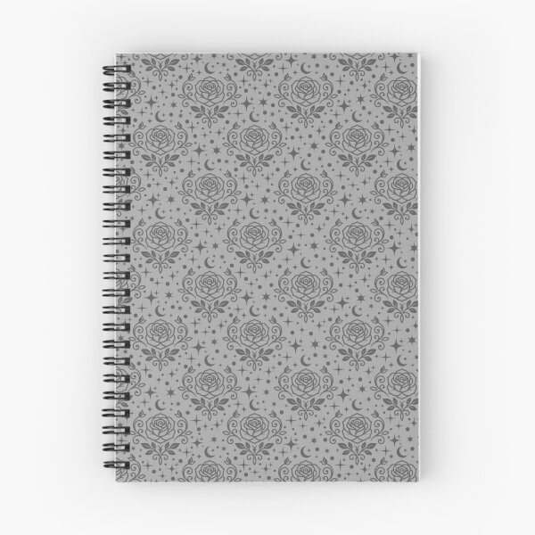 Item preview, Dark Gray Roses, Stars & Dots on Gray designed and sold by KSimpson838.