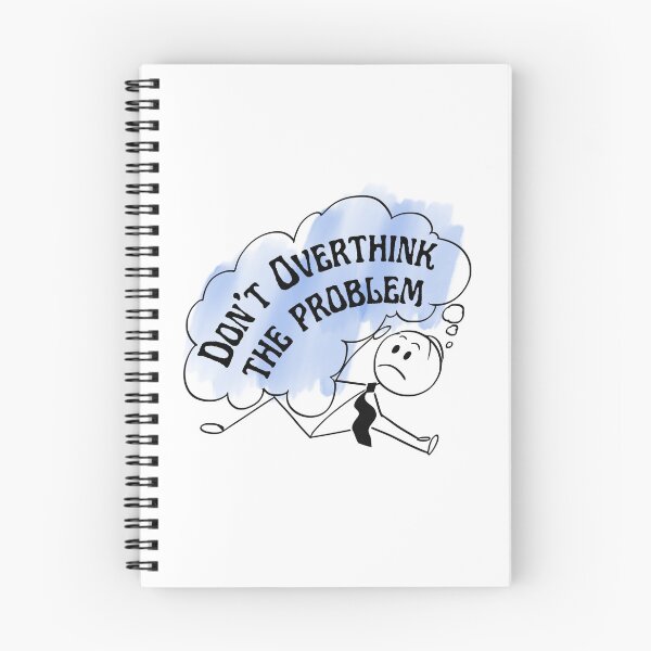 Item preview, Amusing Don't Overthink the Problem Cartoon. designed and sold by MPC-Mince-Pies.