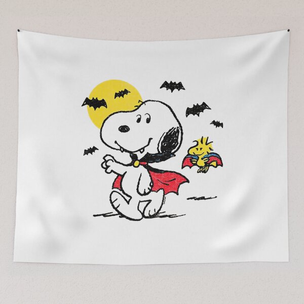 Item preview, Snoopy Halloween Vampire Woodstock Pumpkin Graphic designed and sold by Lycheelich.
