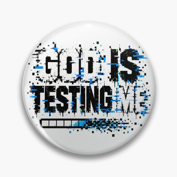 Item preview, God Testing Glitched Loading Bar Gamer Humor designed and sold by chattsuede.