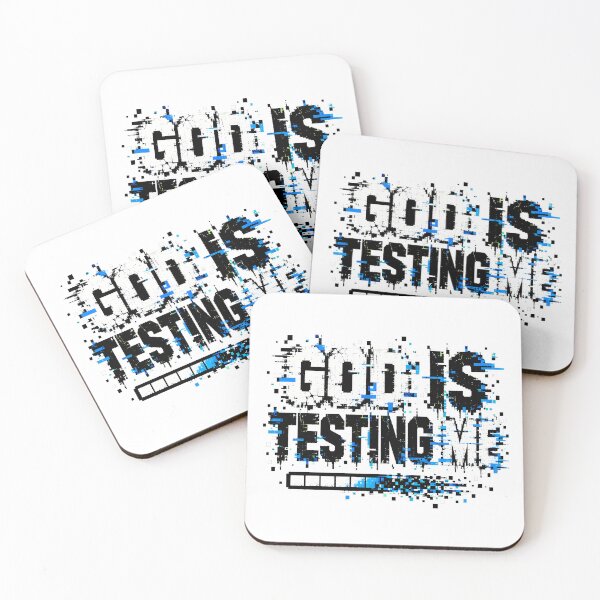 Item preview, God Testing Glitched Loading Bar Gamer Humor designed and sold by chattsuede.