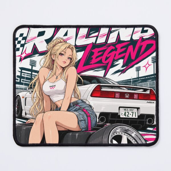Item preview, JDM Japanese Racing Legend Car Girl Art designed and sold by NzrProcreate.