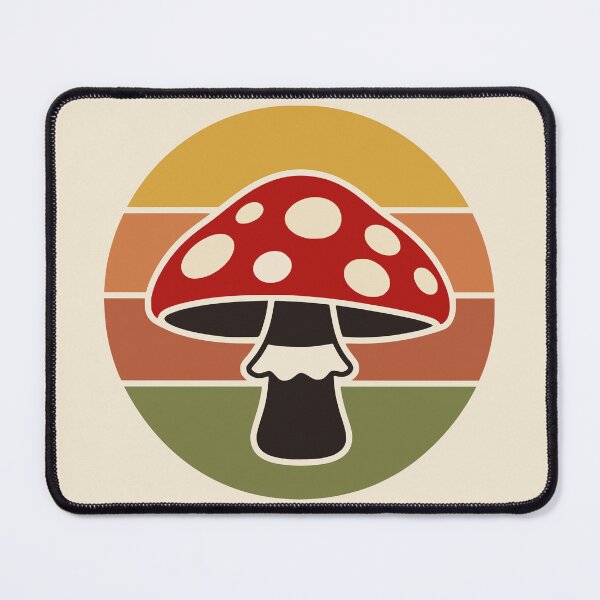 Item preview, Retro Mushroom Sunset 70s Cottagecore Aesthetic designed and sold by MavtM.