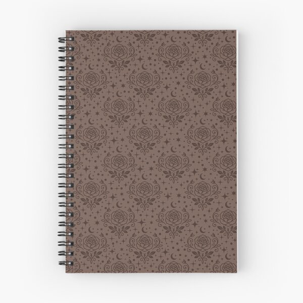 Item preview, Dark Brown Roses, Stars & Dots on Brown  designed and sold by KSimpson838.