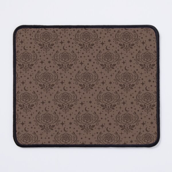 Item preview, Dark Brown Roses, Stars & Dots on Brown  designed and sold by KSimpson838.