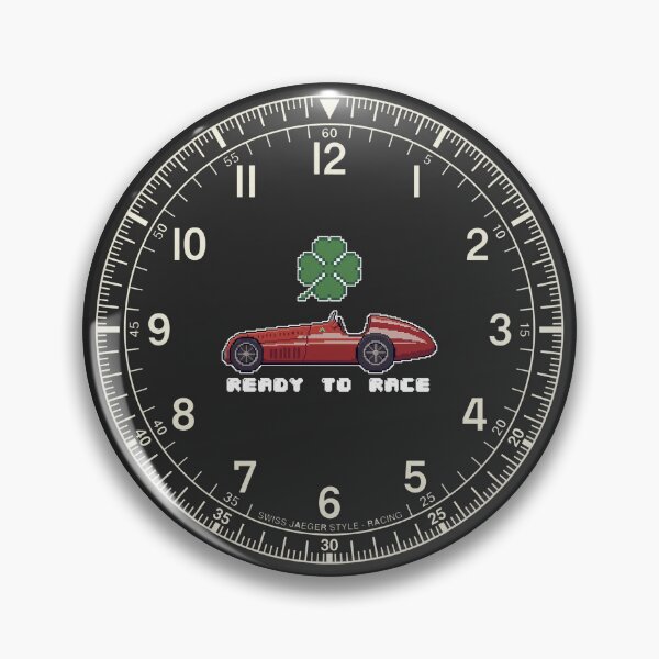 Item preview, Ready to Race: a Vintage pixel grand prix classic red racer 8 bit designed and sold by Azaziel.
