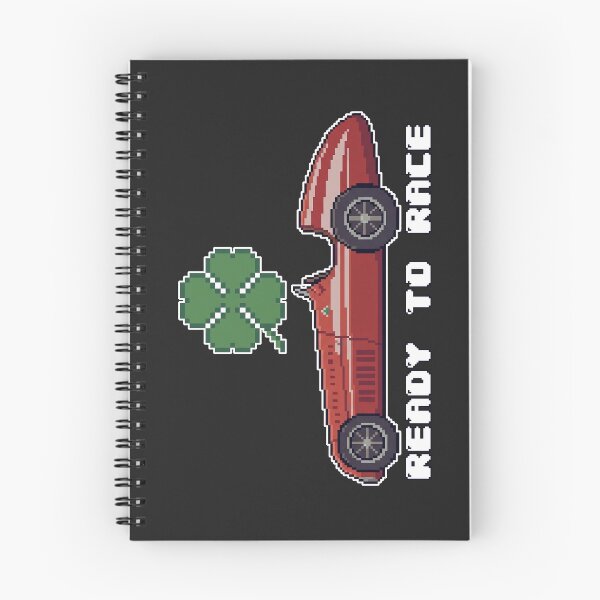 Item preview, Ready to Race: a Vintage pixel grand prix classic red racer 8 bit designed and sold by Azaziel.