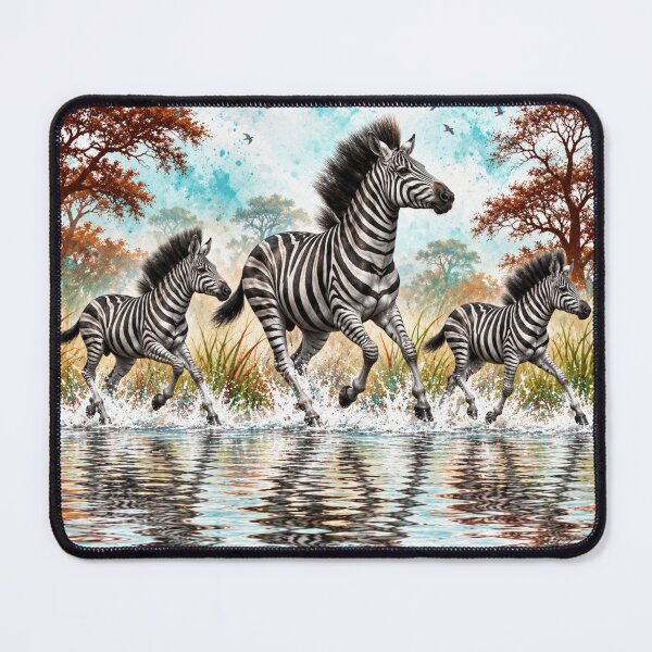 Item preview, Zebras on the Run designed and sold by Kimberly Palmer.