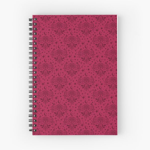 Item preview, Dark Pink Roses, Stars & Dots on Dark Cherry Pink designed and sold by KSimpson838.