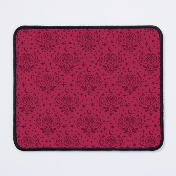 Item preview, Dark Pink Roses, Stars & Dots on Dark Cherry Pink designed and sold by KSimpson838.