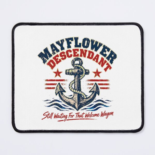 Item preview, Mayflower Descendant Vintage Anchor Graphic History Humor designed and sold by chattsuede.