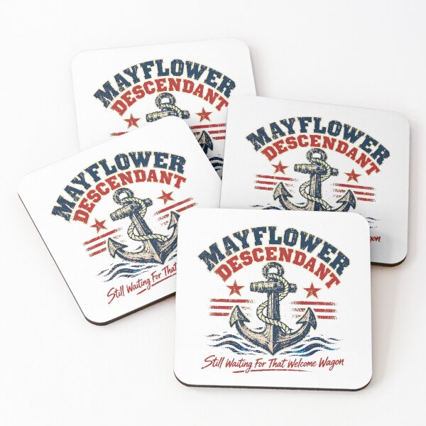 Item preview, Mayflower Descendant Vintage Anchor Graphic History Humor designed and sold by chattsuede.