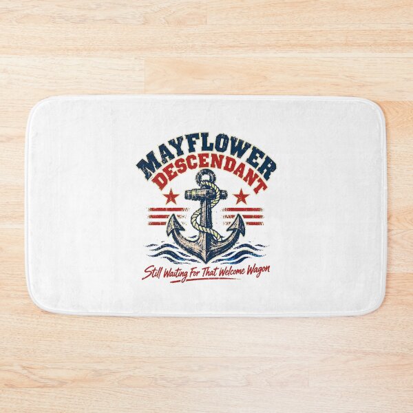 Item preview, Mayflower Descendant Vintage Anchor Graphic History Humor designed and sold by chattsuede.