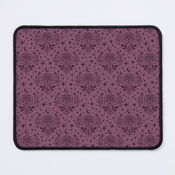 Item preview, Dark Purple Roses, Stars & Dots on Gray Purple designed and sold by KSimpson838.