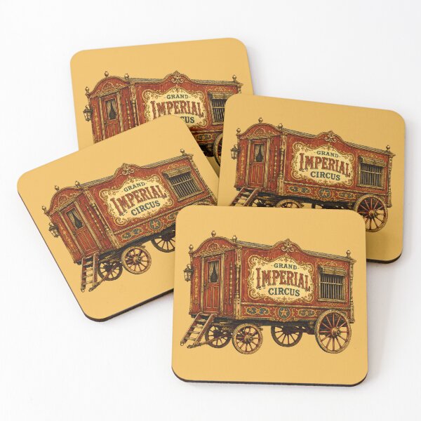 Item preview, Vintage Circus Wagon Illustration designed and sold by Impossible Archive.