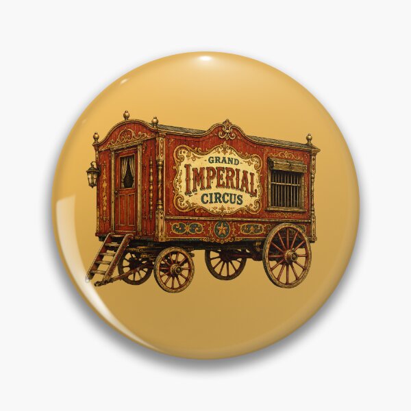 Item preview, Vintage Circus Wagon Illustration designed and sold by Impossible Archive.