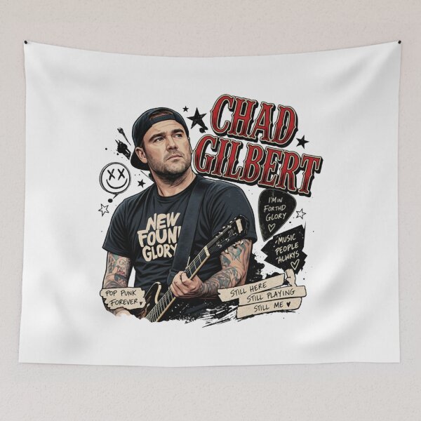 Item preview, Chad Gilbert Pop Punk Legend New Found Glory Tribute designed and sold by catqudu.