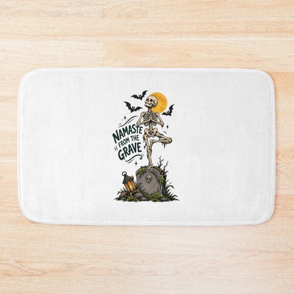 Item preview, Gothic Yogi Skeleton Tree Pose Dark Humor designed and sold by chattsuede.