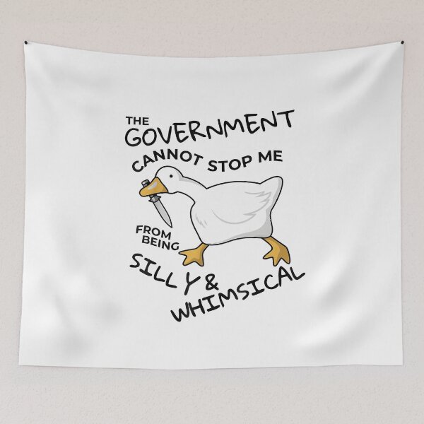 Item preview, The Government Cannot Stop Me From Being Silly Funny designed and sold by LASTIQUE-dd.