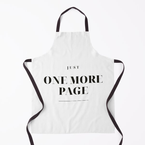 Item preview, Just One More Page — Book Lover Typography (Black) designed and sold by WellReadThreadz.