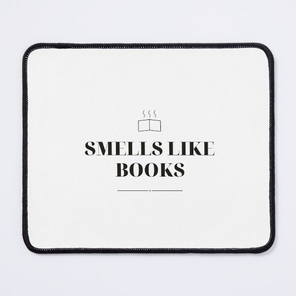 Item preview, Smells Like Books — Bookish Typography Design (Black) designed and sold by WellReadThreadz.