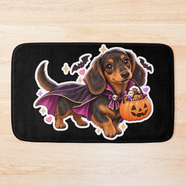 Item preview, Kawaii Dachshund Vampire Halloween designed and sold by Christiana-Art.