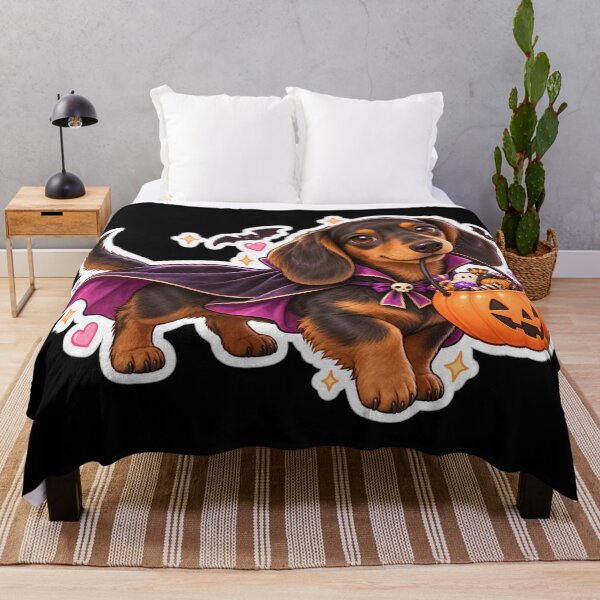Item preview, Kawaii Dachshund Vampire Halloween designed and sold by Christiana-Art.